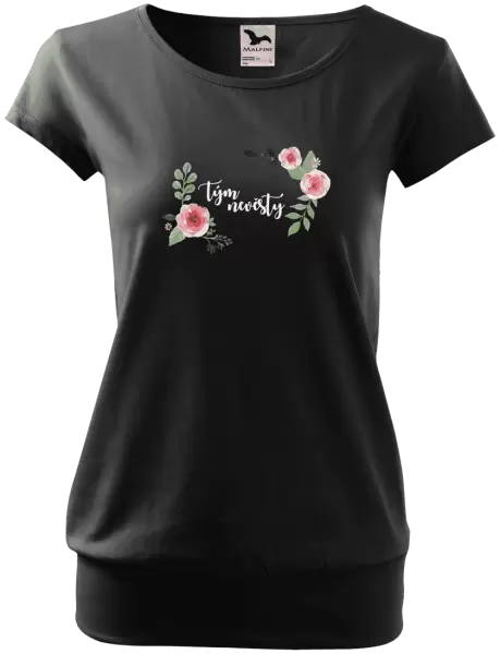 Dámské tričko Tým nevěsty - růže
