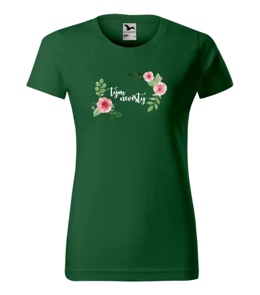 Dámské tričko Tým nevěsty - růže