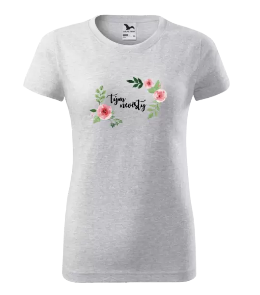 Dámské tričko Tým nevěsty - růže
