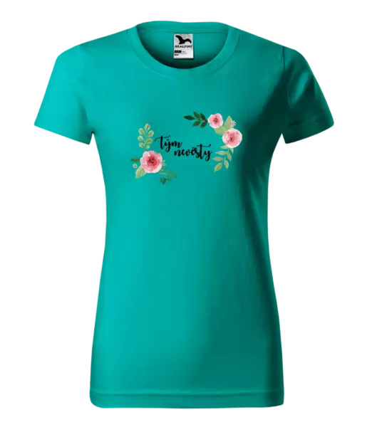 Dámské tričko Tým nevěsty - růže