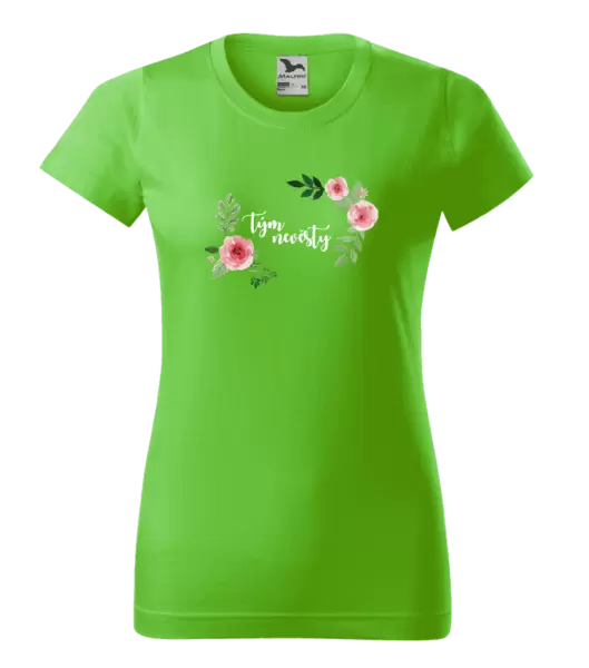 Dámské tričko Tým nevěsty - růže