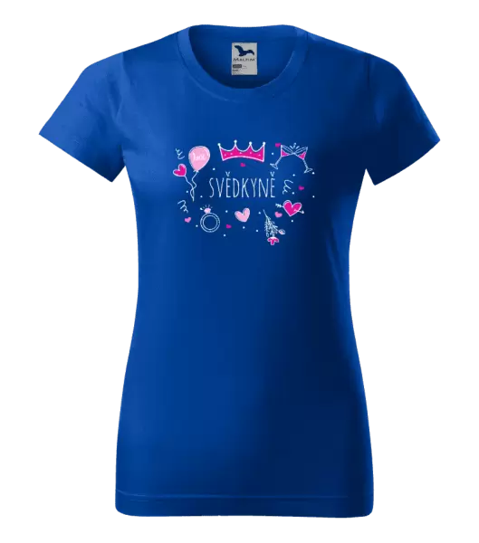 Dámské tričko Svědkyně - růžové ikonky