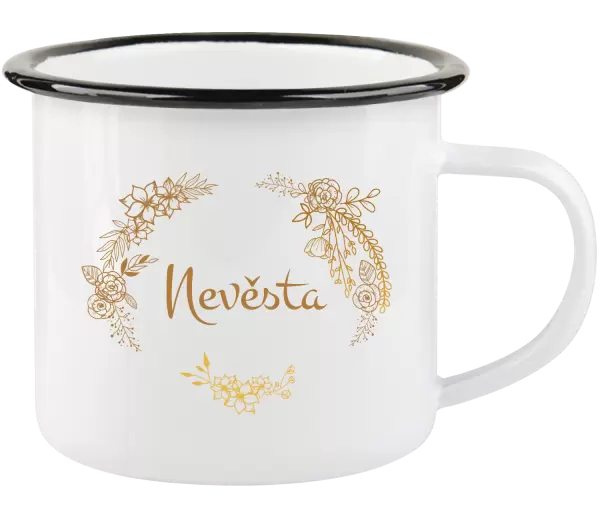 Plecháček Nevěsta - okrové květiny