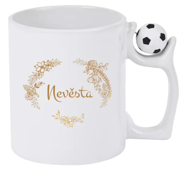 Hrnek Nevěsta - okrové květiny