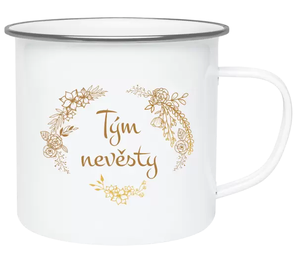 Plecháček Tým nevěsty - okrové květiny