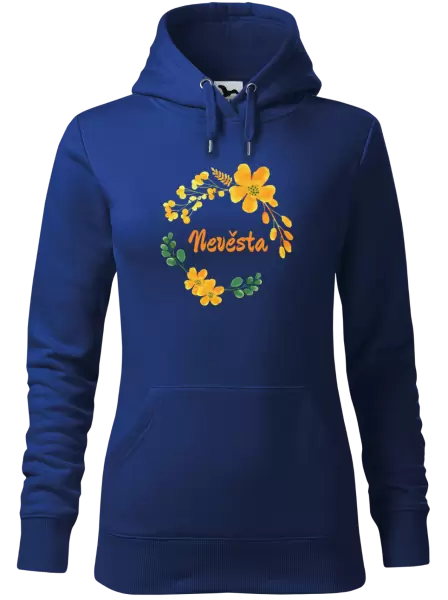Dámská mikina Nevěsta - žluté květiny