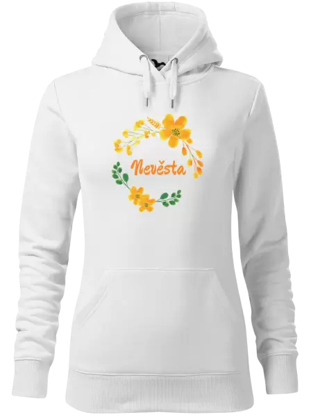 Dámská mikina Nevěsta - žluté květiny