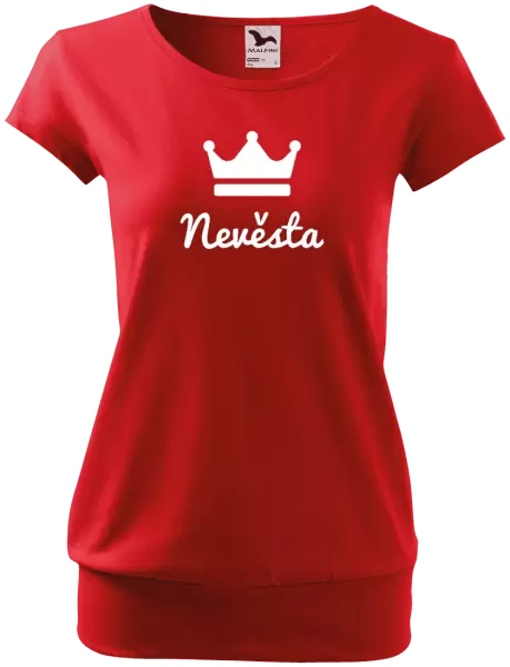 Dámské tričko Nevěsta - korunka
