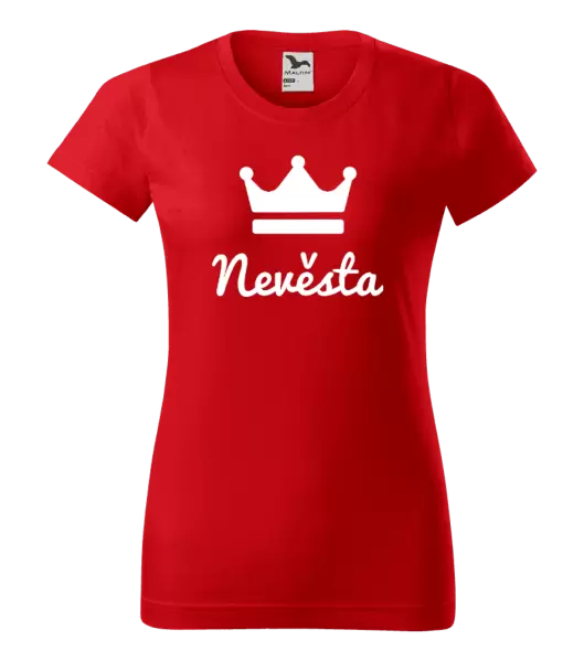 Dámské tričko Nevěsta - korunka