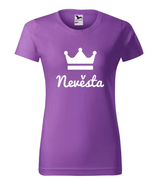 Dámské tričko Nevěsta - korunka