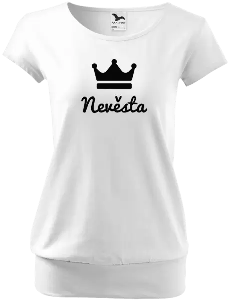 Dámské tričko Nevěsta - korunka