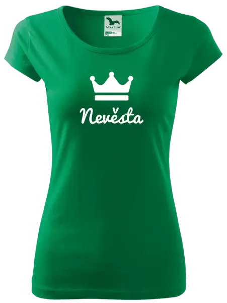 Dámské tričko Nevěsta - korunka