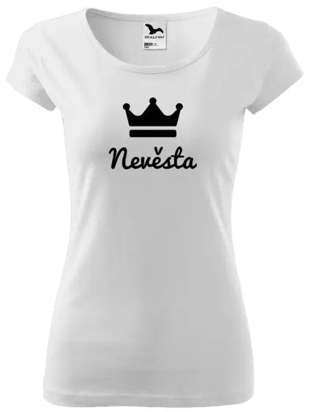 Dámské tričko Nevěsta - korunka