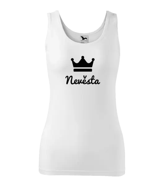 Dámské tílko Nevěsta - korunka