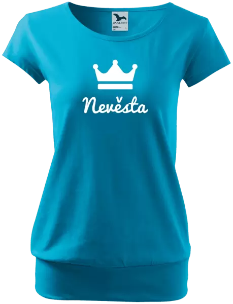 Dámské tričko Nevěsta - korunka