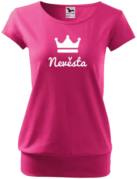 Dámské tričko Nevěsta - korunka