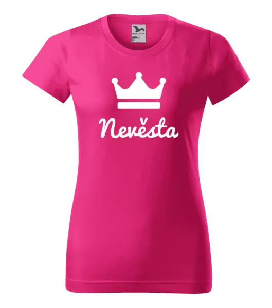 Dámské tričko Nevěsta - korunka