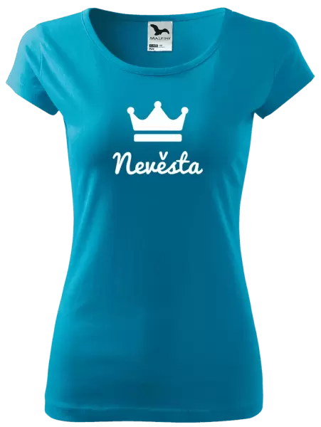 Dámské tričko Nevěsta - korunka