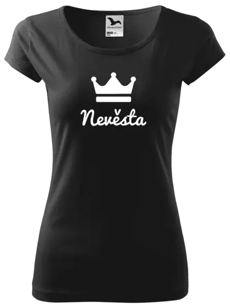 Dámské tričko Nevěsta - korunka
