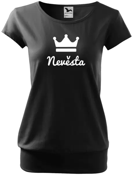 Dámské tričko Nevěsta - korunka