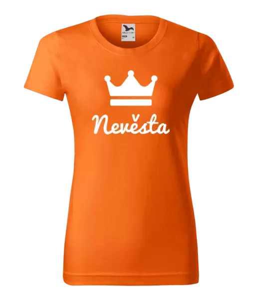 Dámské tričko Nevěsta - korunka
