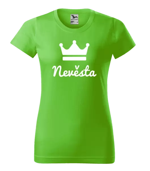 Dámské tričko Nevěsta - korunka