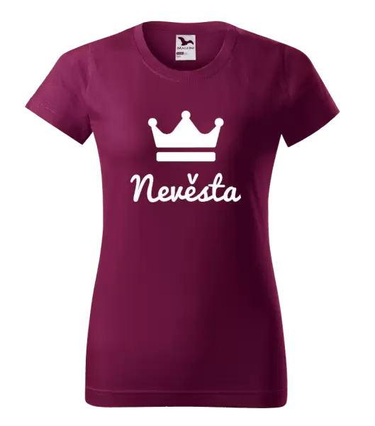 Dámské tričko Nevěsta - korunka