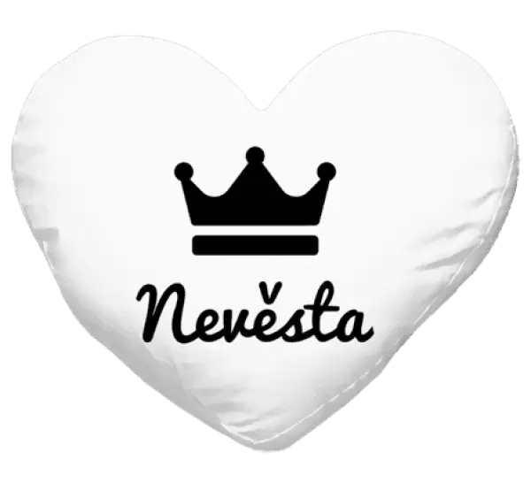 Polštář Nevěsta - korunka