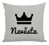 Polštář Nevěsta - korunka