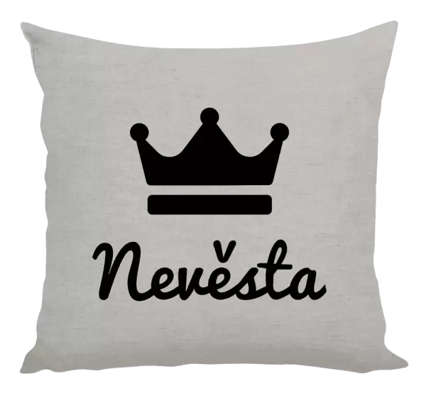 Polštář Nevěsta - korunka