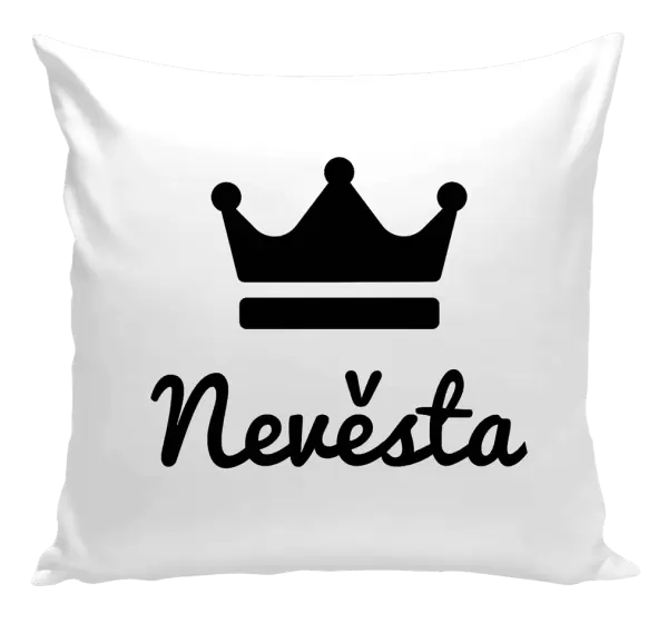 Polštář Nevěsta - korunka
