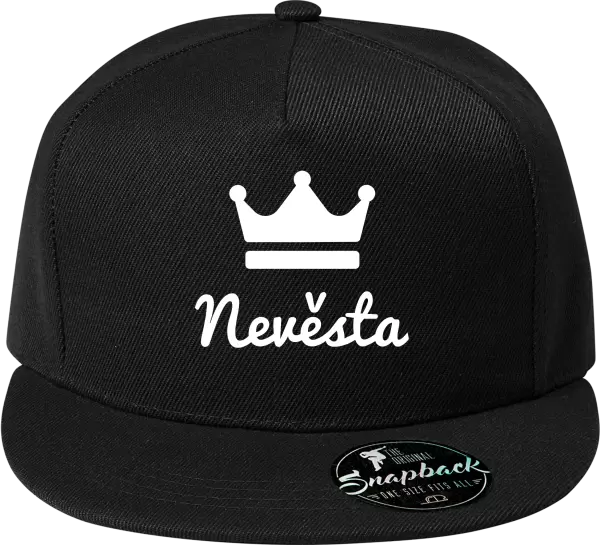 Snapback kšiltovka Nevěsta - korunka
