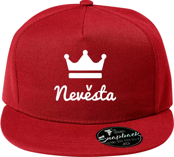 Snapback kšiltovka Nevěsta - korunka