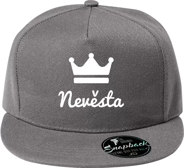 Snapback kšiltovka Nevěsta - korunka