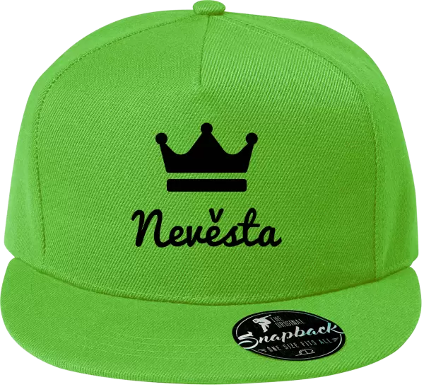 Snapback kšiltovka Nevěsta - korunka