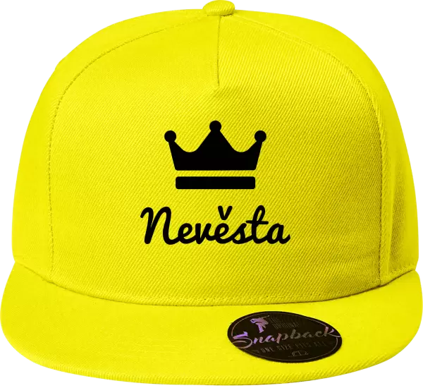 Snapback kšiltovka Nevěsta - korunka