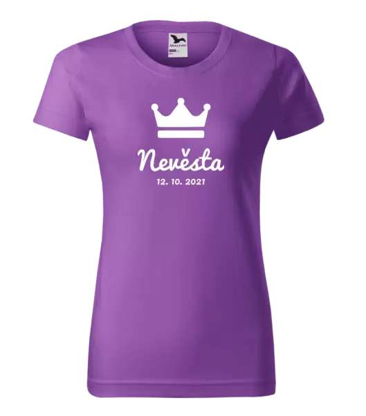 Dámské tričko Nevěsta s datem