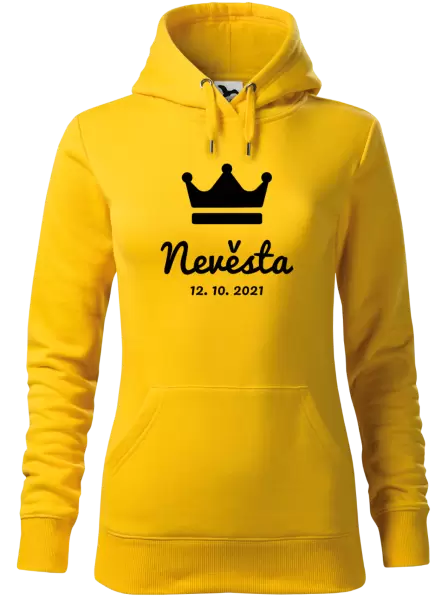Dámská mikina Nevěsta s datem