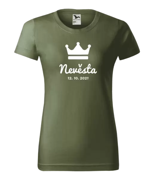 Dámské tričko Nevěsta s datem