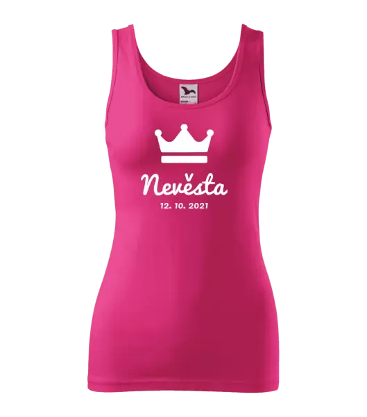 Dámské tílko Nevěsta s datem