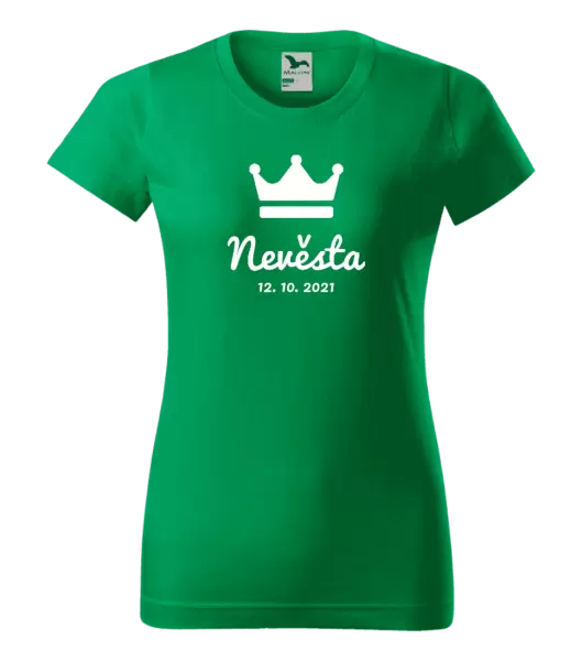 Dámské tričko Nevěsta s datem