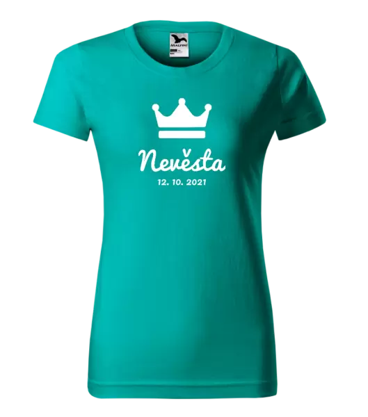 Dámské tričko Nevěsta s datem