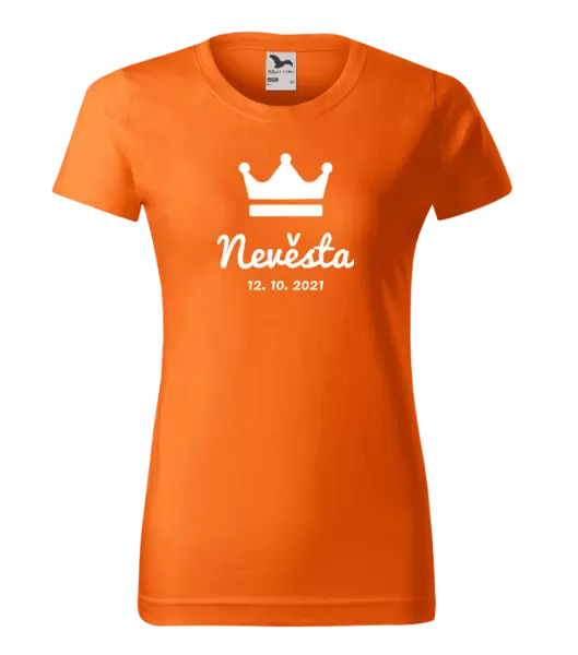 Dámské tričko Nevěsta s datem