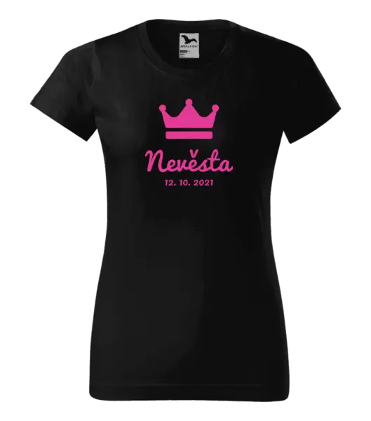 Dámské tričko Nevěsta s datem
