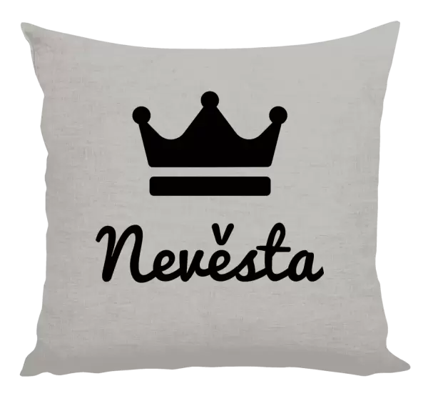 Polštář Nevěsta s datem