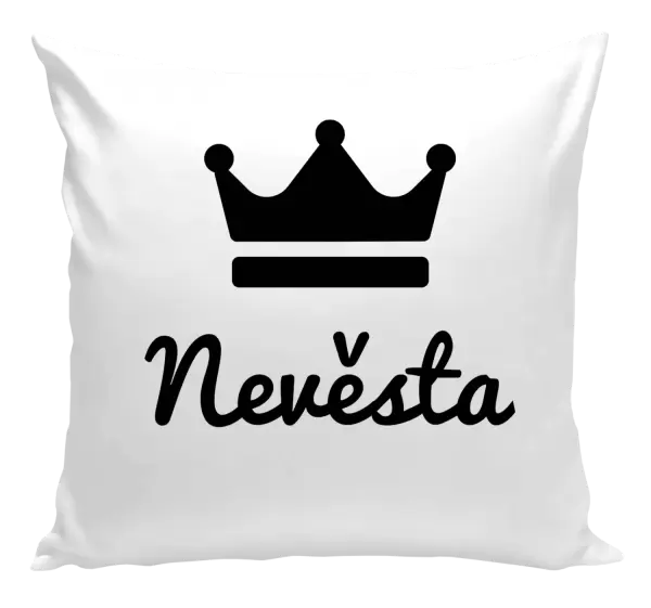 Polštář Nevěsta s datem