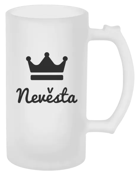 Půllitr Nevěsta s datem