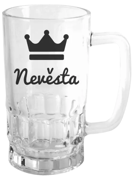 Půllitr Nevěsta s datem