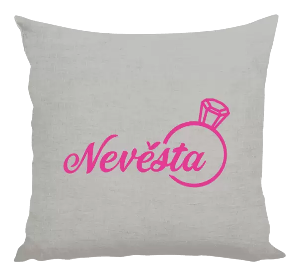 Polštář Nevěsta s prstenem