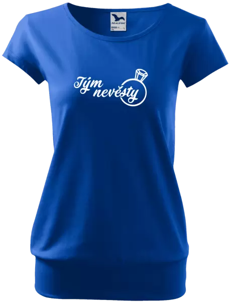 Dámské tričko Tým nevěsty s prstenem